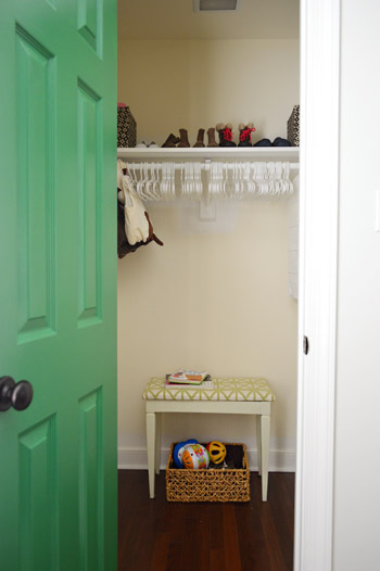 Nursery DOOR Clean Closet