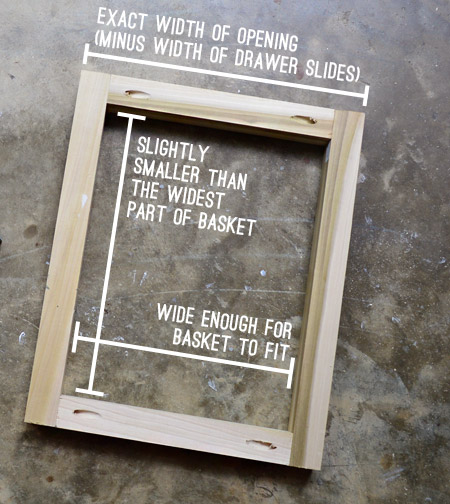 Baskets 7 Frame Measurements