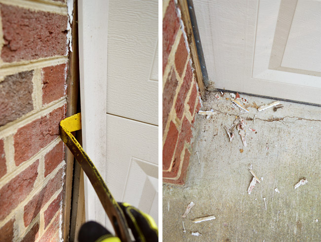 Garage 4 Removing Strips And Caulk Scrapes