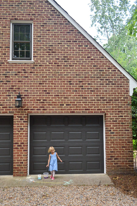 Painting Our Garage Doors A Richer Deeper Color Young