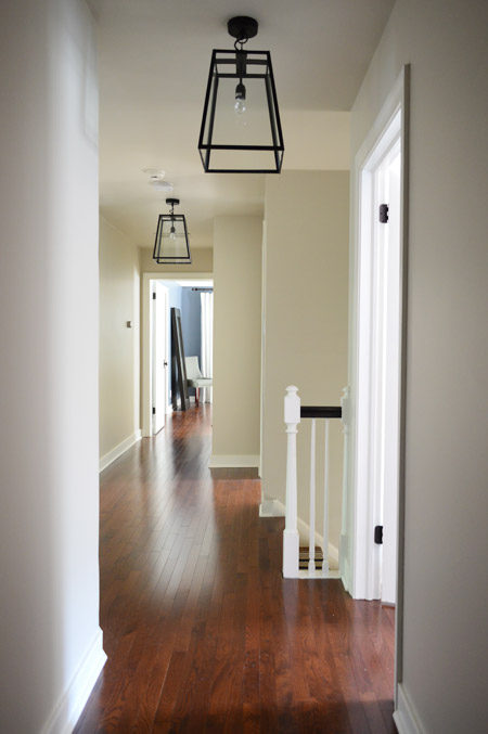 LaundryTwo Light Hallway At Bedroom