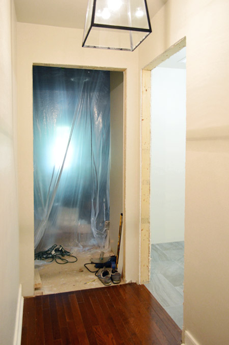 Framed Door Openings To Laundry Room And Bonus Room Without Doors