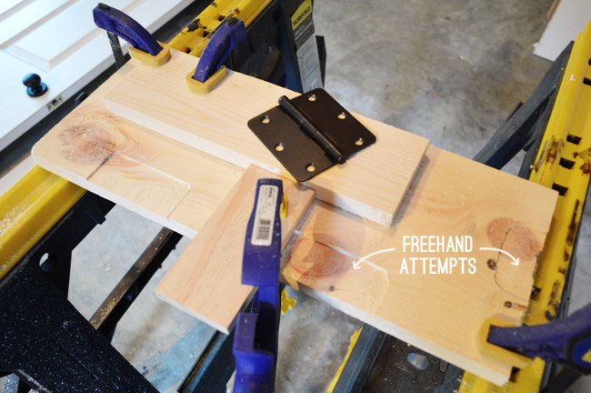 Creating A Template For Router When Creating Locations For Door Hinges