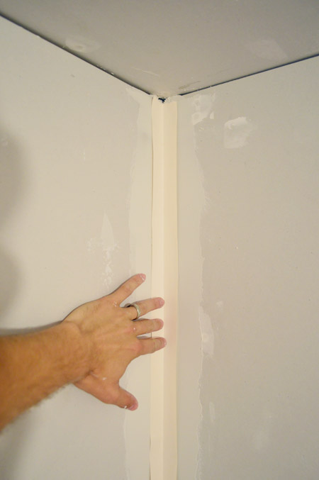 repairing drywall tape