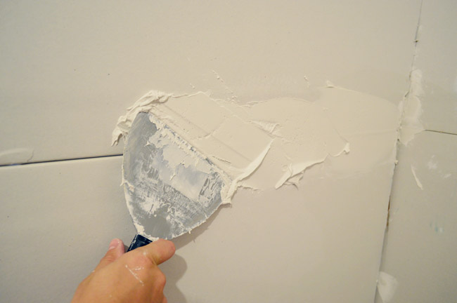 What does taped and mudded mean in drywall?