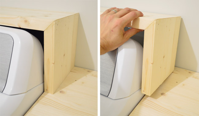 DIY Waterfall Butcher Block Washer & Dryer Counter — We The Dreamers