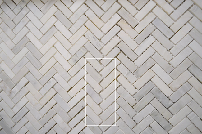 Marble Herringbone Tile Backsplash, How To Set Herringbone Tile