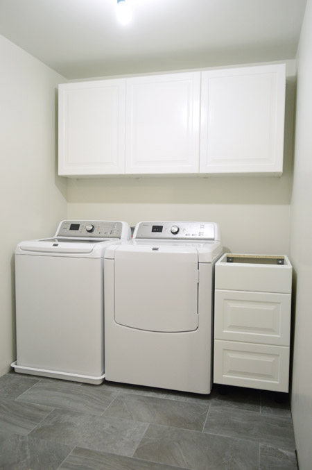 How To Hang Ikea Cabinets Young House, How High To Hang Laundry Cabinets