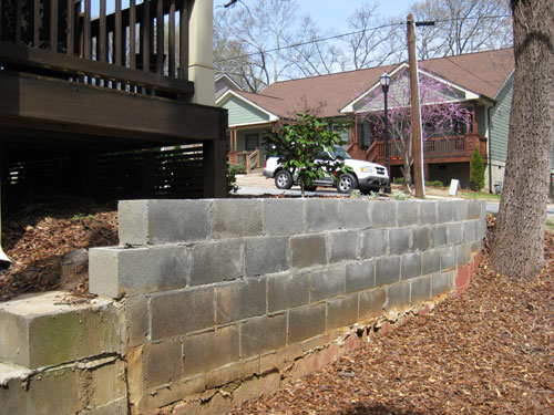 Retaining Wall Replacement From Wood To Allan Block, 40% OFF